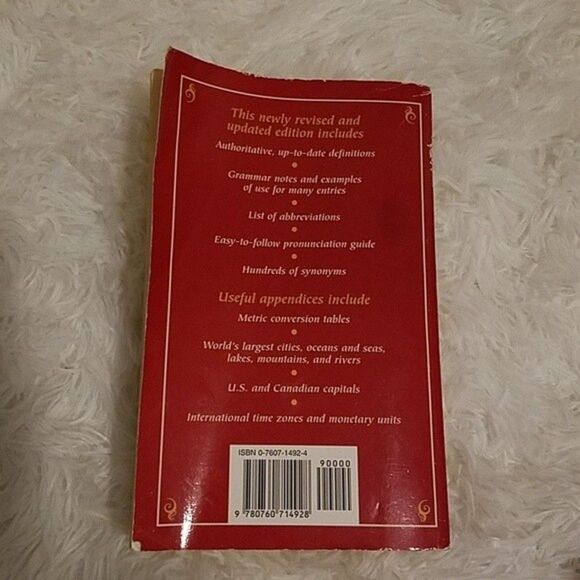 Websters dictionary and other facts in the back presidents music money - Picture 3 of 15